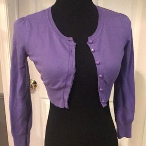 Children’s place purple bolero sweater